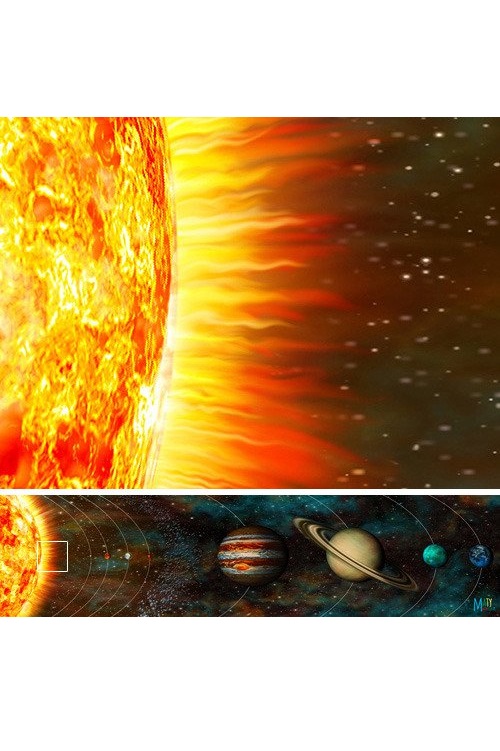 Układ słoneczny planety mata
